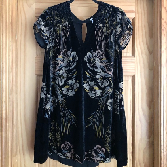 Free People Dresses & Skirts - Free People Dress - Black Velvet - Size XS
